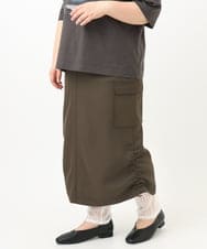 OZUEA01059 eur3(エウルキューブ) 【接触冷感】レースつきレギンス ホワイト(90)