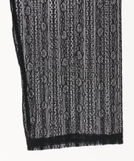 OZUEA01059 eur3(エウルキューブ) 【接触冷感】レースつきレギンス ブラック(94)