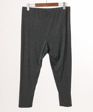 OZUGD04039 eur3(エウルキューブ) 【大きいサイズ/接触冷感】7分丈レギンス ダークグレー