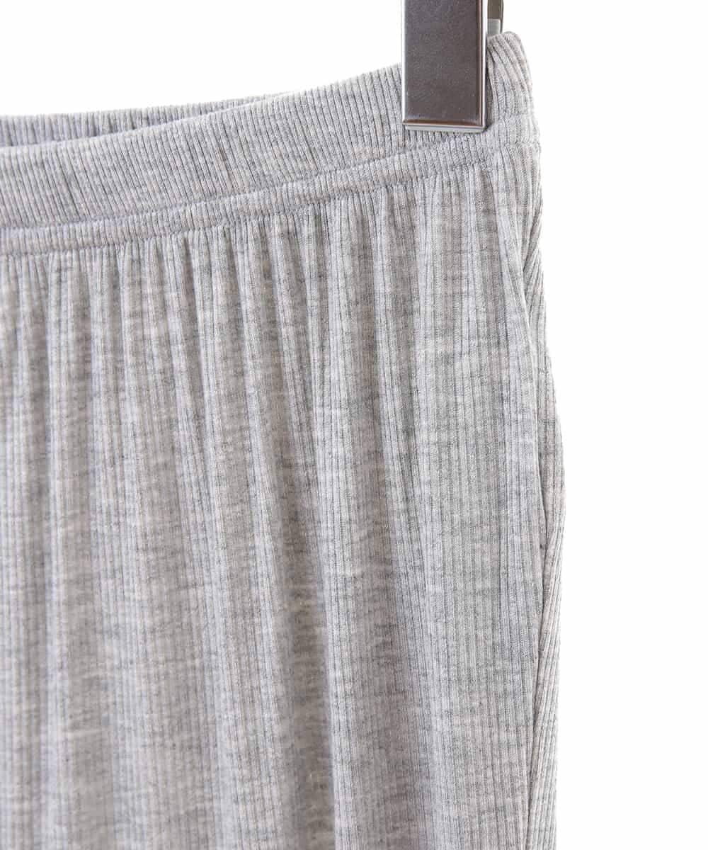 OZUIM11040 eur3(エウルキューブ) 【接触冷感】ひんやりリブレギンス ライトグレー(91)