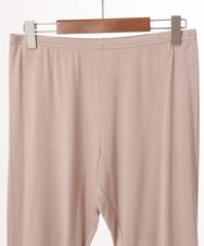 OZUJD03034 eur3(エウルキューブ) 【大きいサイズ/接触冷感】5分丈レギンス ベージュ