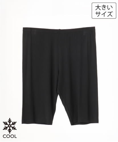 OZUJD03034 eur3 【大きいサイズ/接触冷感】5分丈レギンス