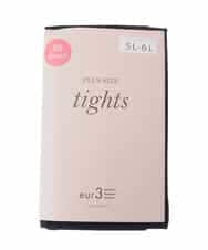 OZYAD01024 eur3(エウルキューブ) 【80デニール】プラスサイズタイツ ブラック