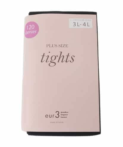 OZYAD02024 eur3 【120デニール】プラスサイズタイツ