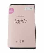 OZYAD02024 eur3(エウルキューブ) 【120デニール】プラスサイズタイツ ブラック