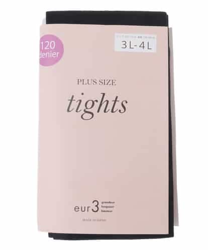 OZYBA02024 eur3 【120デニール】プラスサイズタイツ