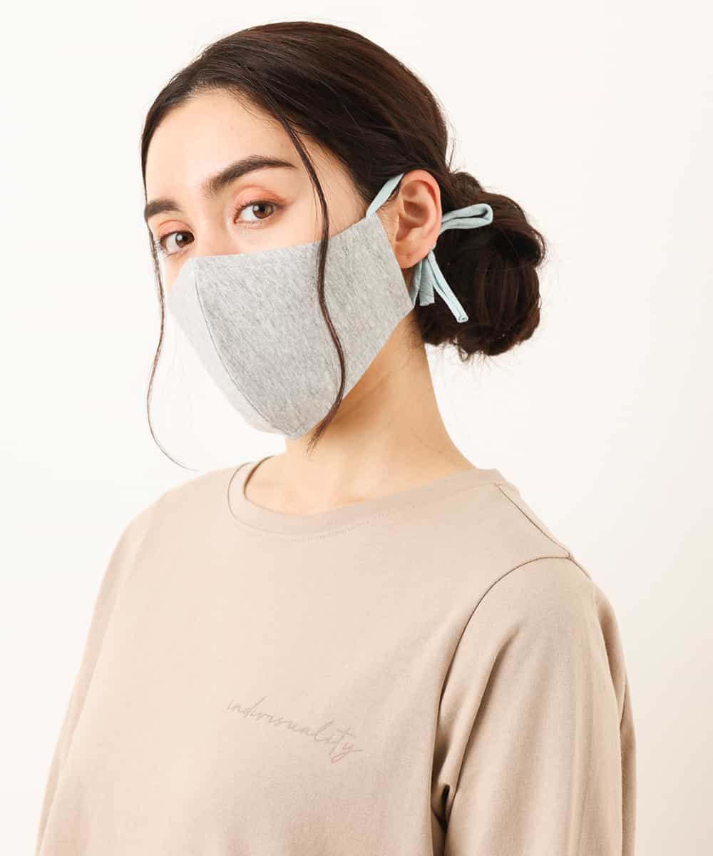 OZYCM10018 eur3(エウルキューブ) 【返品不可】柔らかコットンマスク グレー