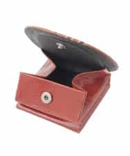 OZYDD02019 eur3(エウルキューブ) 猫ラウンドコインケース キャメル