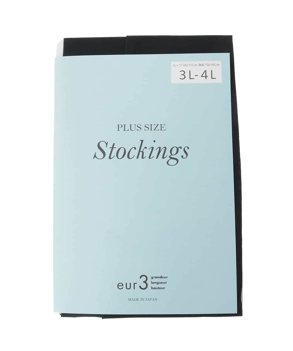 OZYHD20019 eur3(エウルキューブ) ベーシックストッキング ブラック