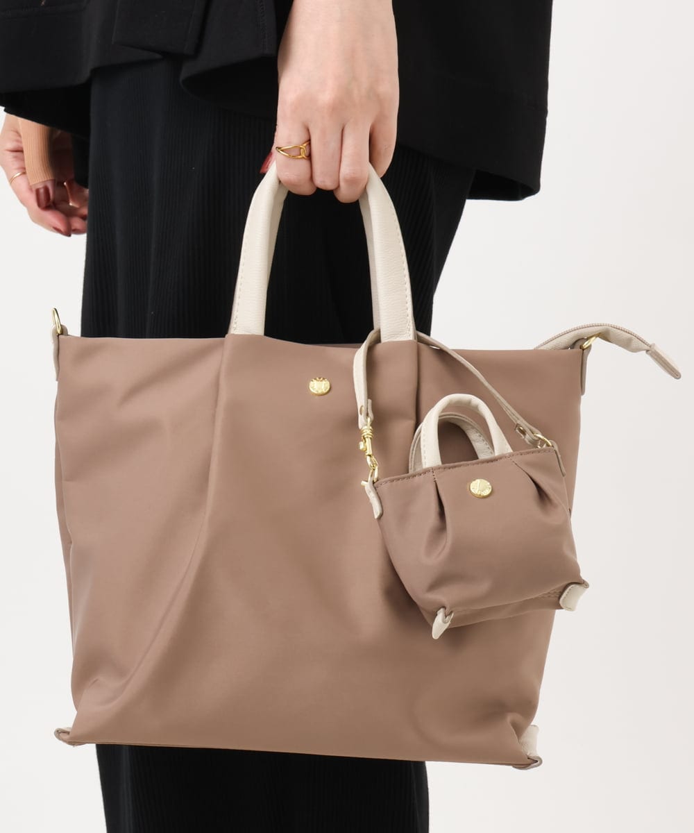 OZYJA50024 eur3(エウルキューブ) バッグチャーム ベージュ(82)