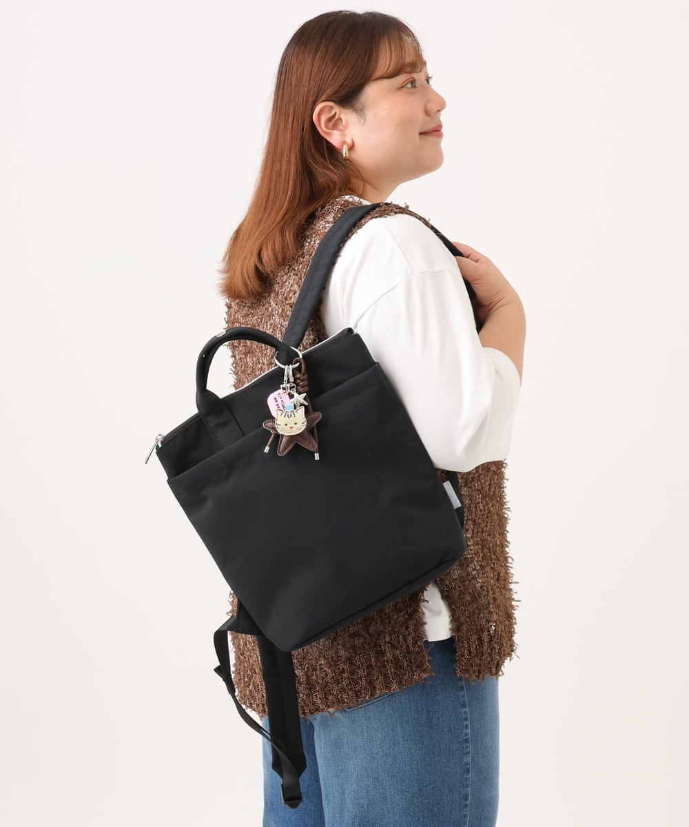 OZYJD04029 eur3(エウルキューブ) ネコチャーム ブラウン