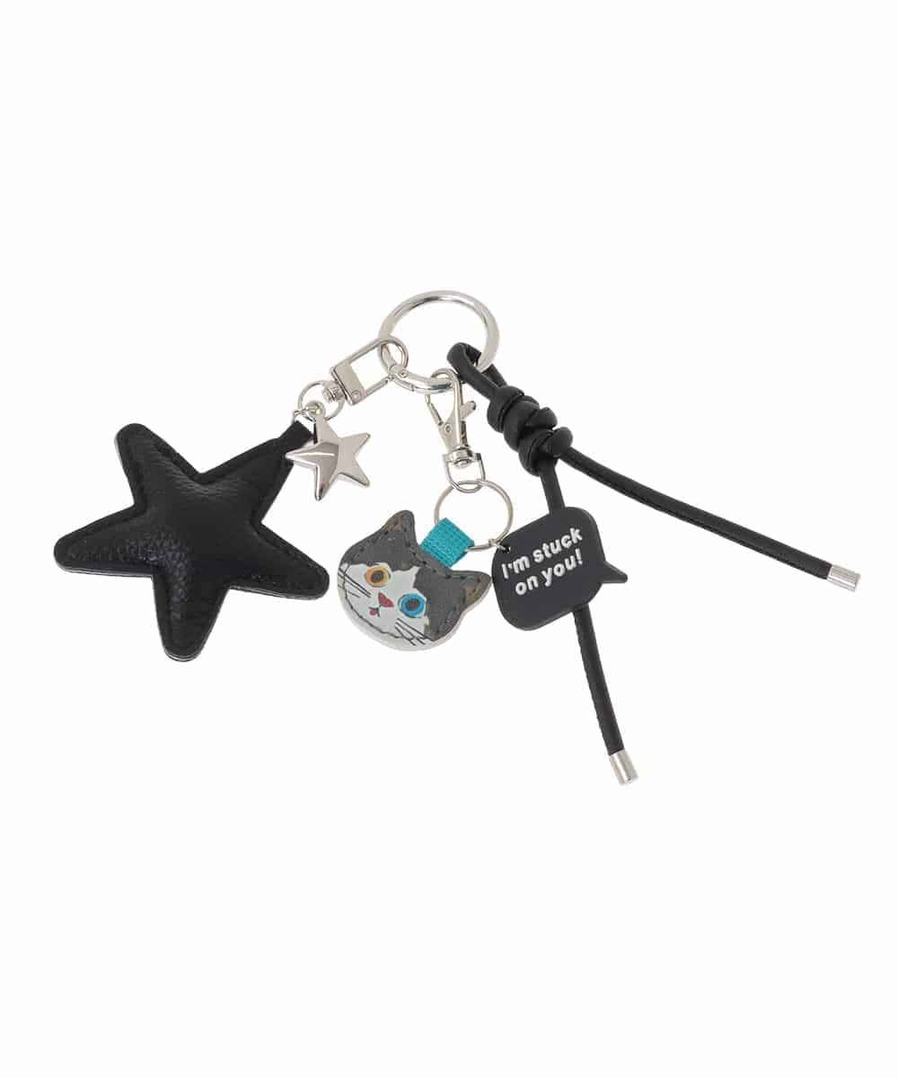 OZYJD04029 eur3(エウルキューブ) ネコチャーム ブラック