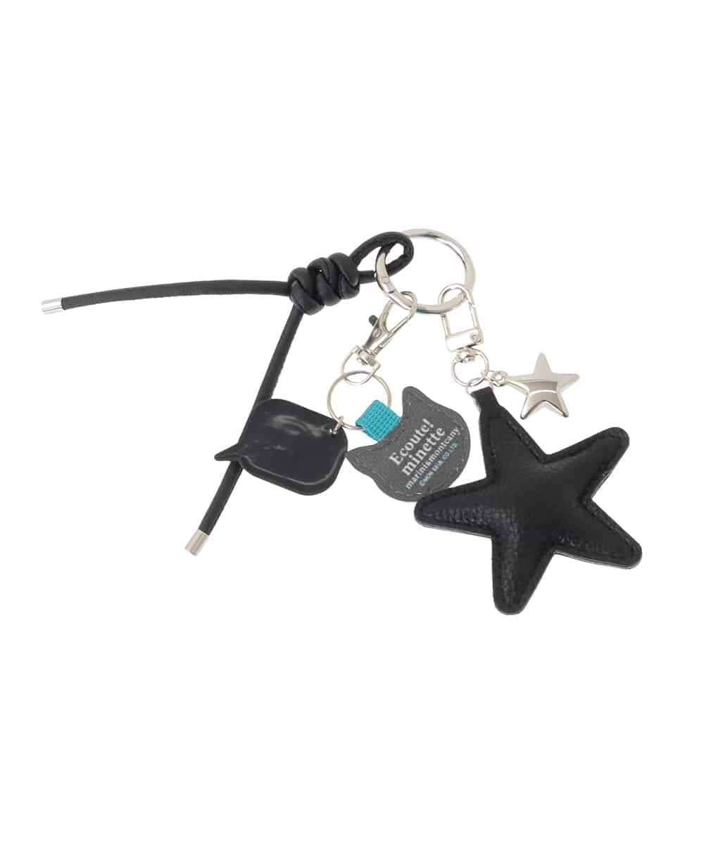 OZYJD04029 eur3(エウルキューブ) ネコチャーム ブラック