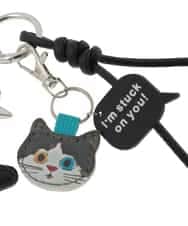 OZYJD04029 eur3(エウルキューブ) ネコチャーム ブラック