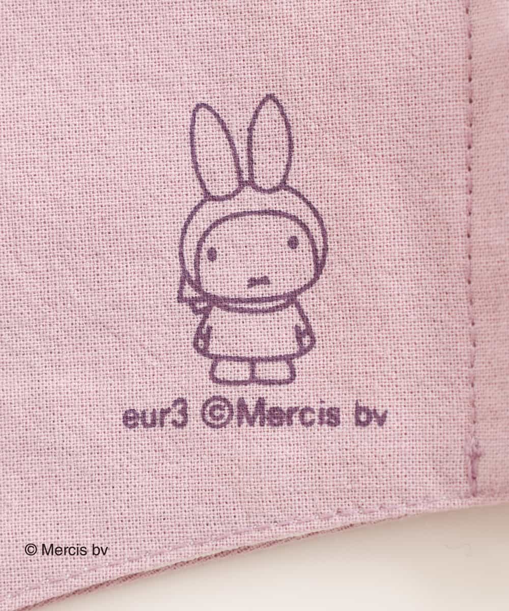 OZYJM52020 eur3(エウルキューブ) 【返品不可】【miffy×eur3】ミッフィープリントマスク ピンク(01)