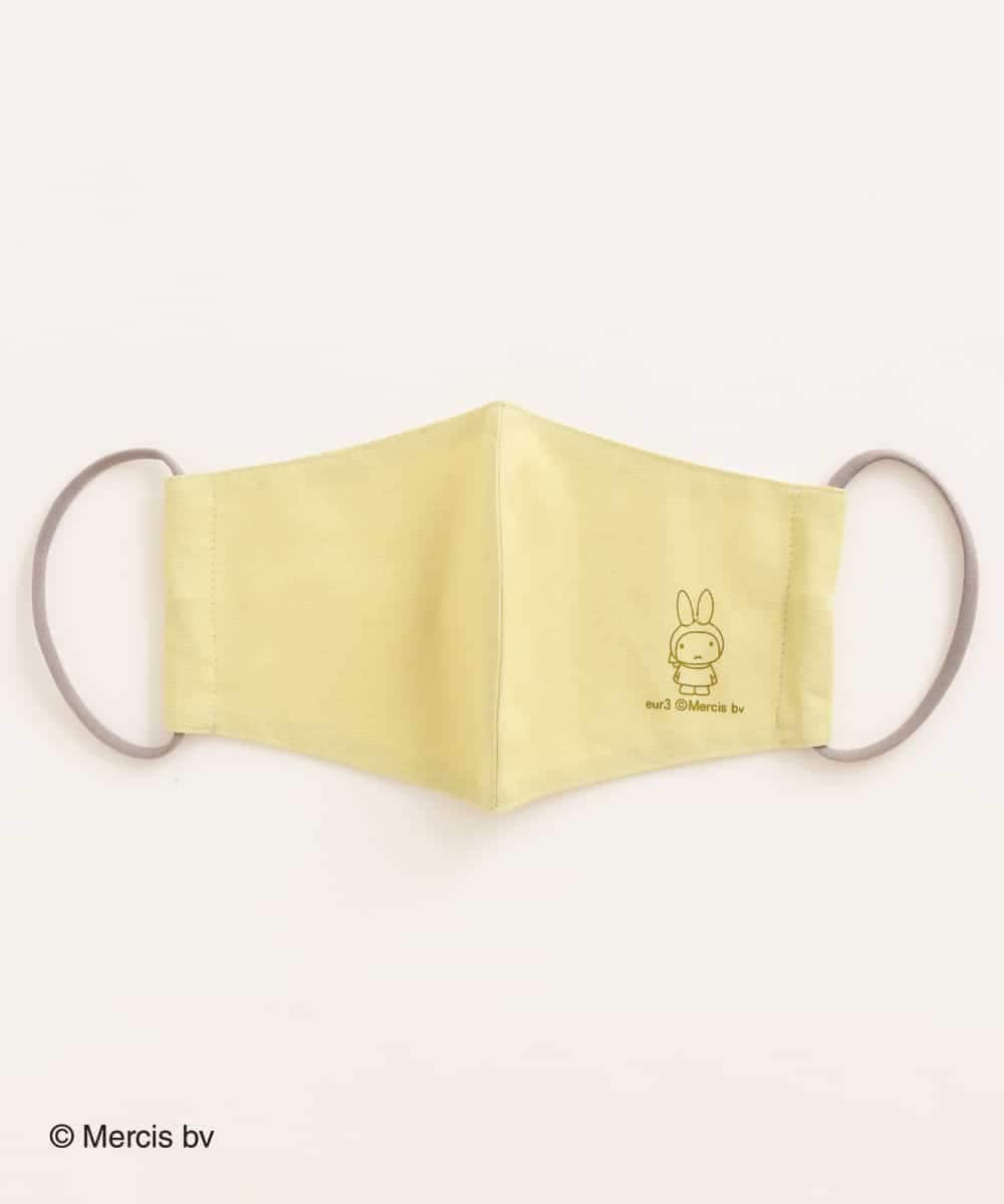 OZYJM52020 eur3(エウルキューブ) 【返品不可】【miffy×eur3】ミッフィープリントマスク グリーン(30)