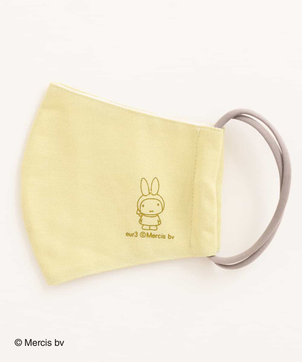 OZYJM52020 eur3(エウルキューブ) 【返品不可】【miffy×eur3】ミッフィープリントマスク グリーン(30)