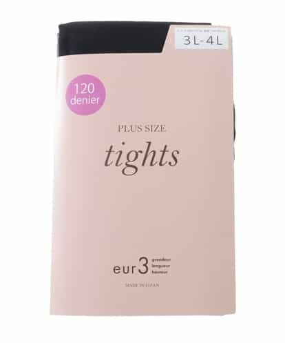 OZYLJ02020 eur3 【120デニール】プラスサイズタイツ