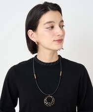 PF2AD03110 GEORGES RECH(小さいサイズ)(メゾン ドゥ サンク)  [日本製]ラタンメタルメッシュネックレス ゴールド