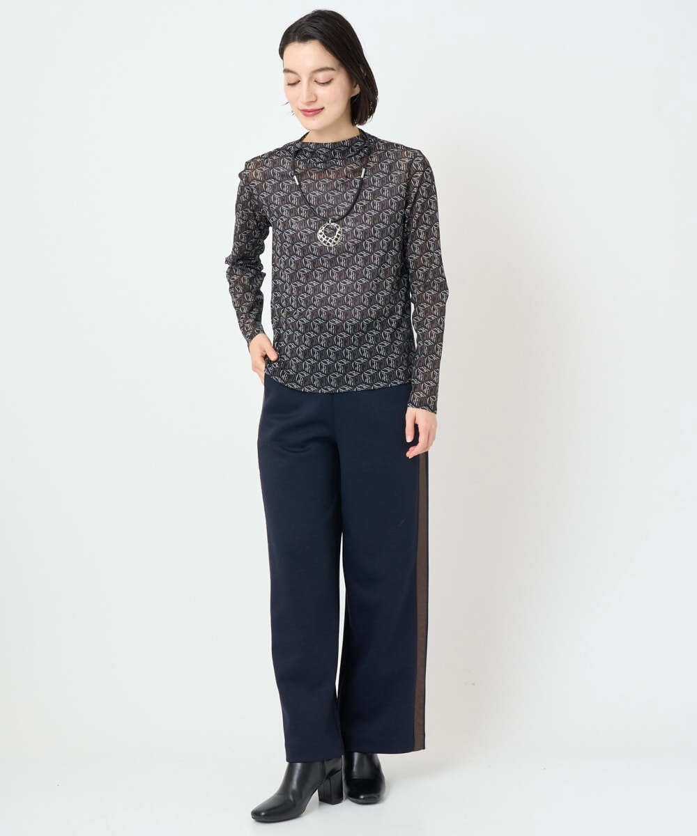 PF2AD03110 GEORGES RECH(小さいサイズ)(メゾン ドゥ サンク)  [日本製]ラタンメタルメッシュネックレス シルバー