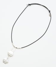 PF2EE03098 GEORGES RECH(小さいサイズ)(メゾン ドゥ サンク)  [日本製]ロッカクメタリックネックレス シルバー