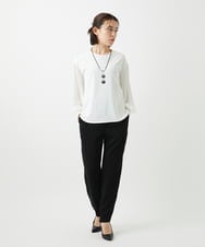 PF2EE03098 GEORGES RECH(小さいサイズ)(メゾン ドゥ サンク)  [日本製]ロッカクメタリックネックレス シルバー