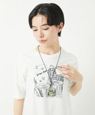 PF2GA32090 GEORGES RECH(小さいサイズ)(メゾン ドゥ サンク)  [日本製]シェルネックレス ホワイト