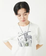 PF2GA32090 GEORGES RECH(小さいサイズ)(メゾン ドゥ サンク)  [日本製]シェルネックレス ブラック