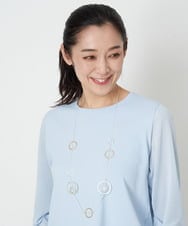 PF2GT01150 GEORGES RECH(小さいサイズ)(メゾン ドゥ サンク) [日本製]メタルパーツロングネックレス シルバー