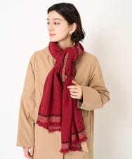 PF3AB53110 GEORGES RECH(小さいサイズ)(メゾン ドゥ サンク) ウールラインストール レッド