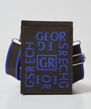 PF5AD02130 GEORGES RECH(小さいサイズ)(メゾン ドゥ サンク) ロゴニットミニショルダーバッグ ブラック系