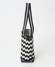 PF5EE10098 GEORGES RECH(小さいサイズ)(メゾン ドゥ サンク) ジャガードニットトートバッグ ブラック