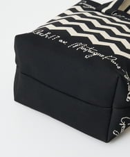 PF5EE10098 GEORGES RECH(小さいサイズ)(メゾン ドゥ サンク) ジャガードニットトートバッグ ブラック