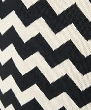 PF5EE10098 GEORGES RECH(小さいサイズ)(メゾン ドゥ サンク) ジャガードニットトートバッグ ブラック