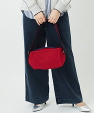 PF5EE11098 GEORGES RECH(小さいサイズ)(メゾン ドゥ サンク) ニットショルダースクエアバッグ レッド