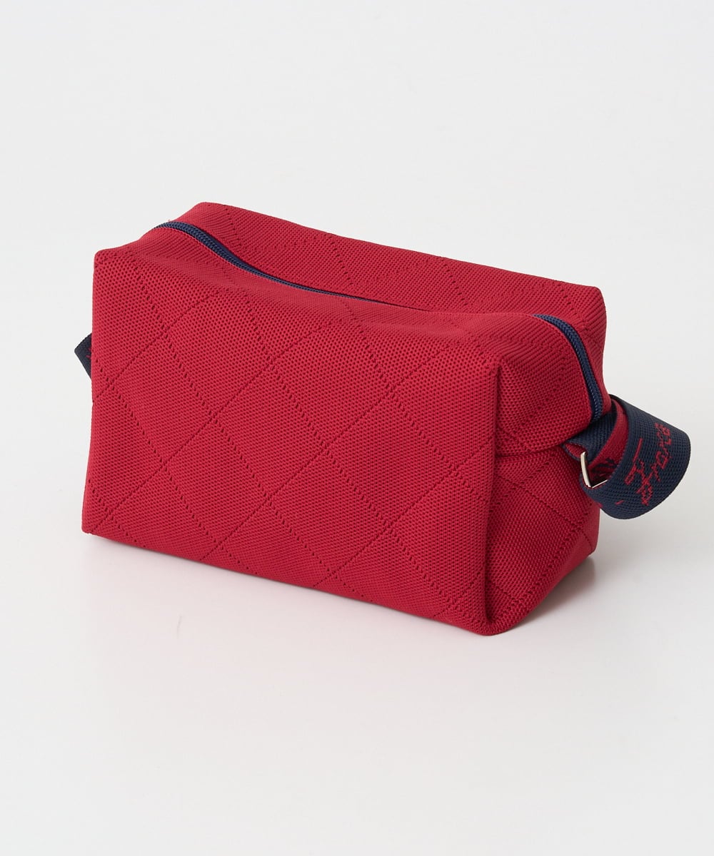 PF5EE11098 GEORGES RECH(小さいサイズ)(メゾン ドゥ サンク) ニットショルダースクエアバッグ レッド