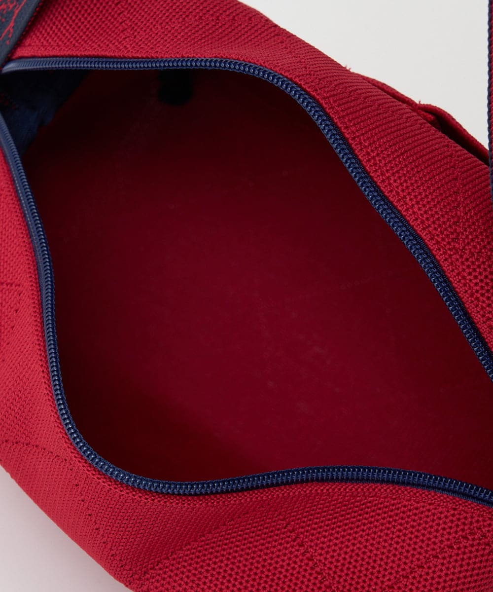 PF5EE11098 GEORGES RECH(小さいサイズ)(メゾン ドゥ サンク) ニットショルダースクエアバッグ レッド