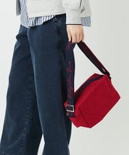 PF5EE11098 GEORGES RECH(小さいサイズ)(メゾン ドゥ サンク) ニットショルダースクエアバッグ レッド