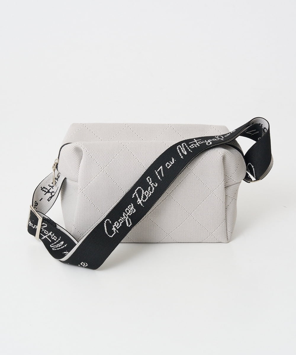 PF5EE11098 GEORGES RECH(小さいサイズ)(メゾン ドゥ サンク) ニットショルダースクエアバッグ レッド