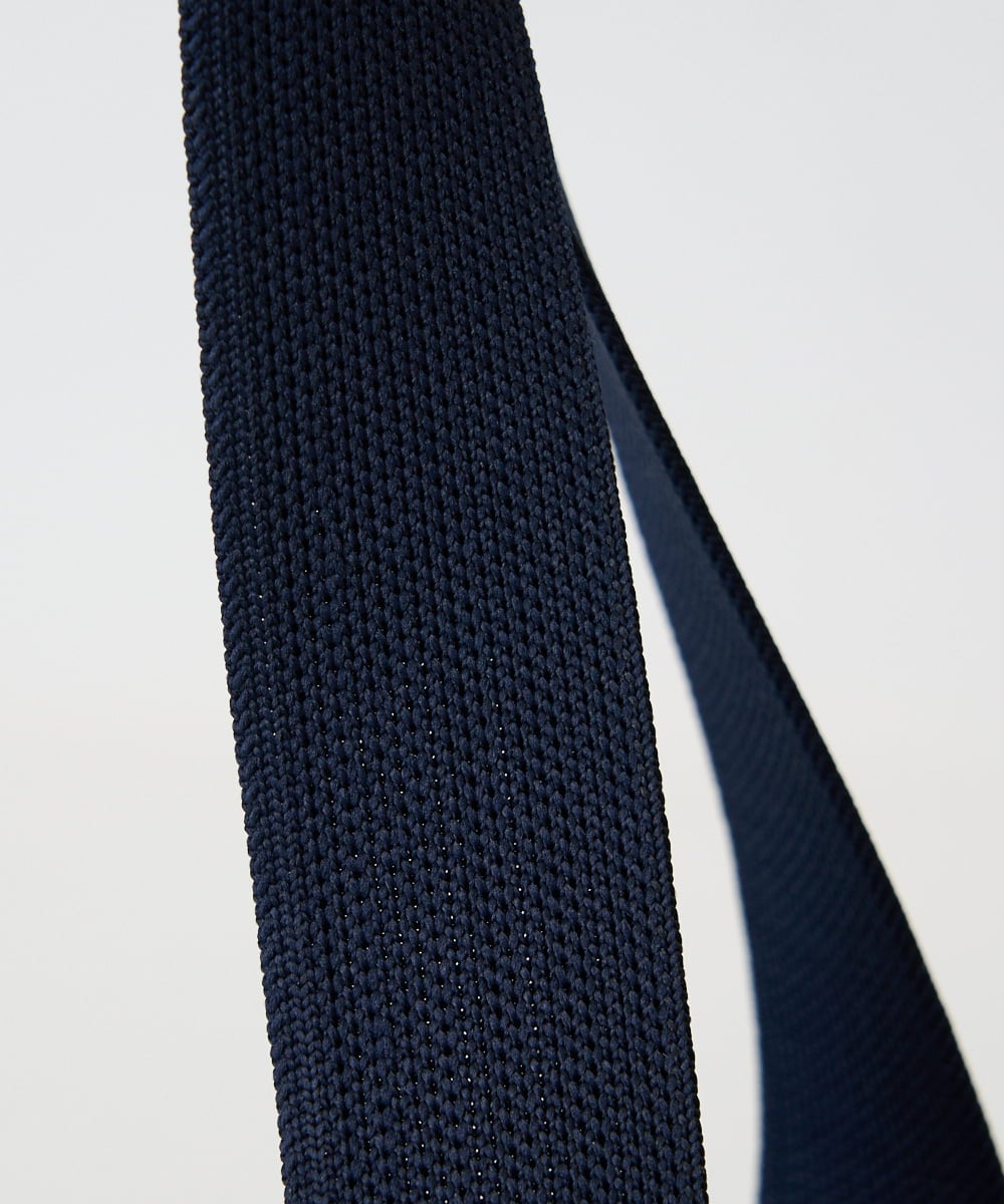 PF5GD27090 GEORGES RECH(小さいサイズ)(メゾン ドゥ サンク) 幾何学柄ニットトートバッグ ネイビー