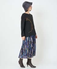 PFYAD13090 GEORGES RECH(小さいサイズ)(メゾン ドゥ サンク) シャギーバケットハット ブラック