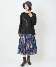 PFYAD13090 GEORGES RECH(小さいサイズ)(メゾン ドゥ サンク) シャギーバケットハット ブラック