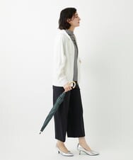 PFYGD30100 GEORGES RECH(小さいサイズ)(メゾン ドゥ サンク) [防水/撥水/晴雨兼用]バンブーロゴ刺繍日傘 カーキ