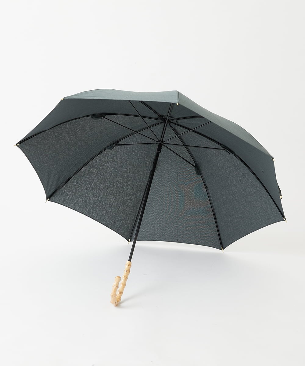 PFYGD30100 GEORGES RECH(小さいサイズ)(メゾン ドゥ サンク) [防水/撥水/晴雨兼用]バンブーロゴ刺繍日傘 カーキ