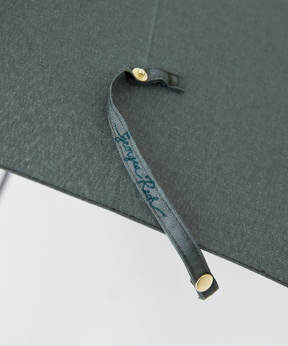 PFYGD30100 GEORGES RECH(小さいサイズ)(メゾン ドゥ サンク) [防水/撥水/晴雨兼用]バンブーロゴ刺繍日傘 カーキ