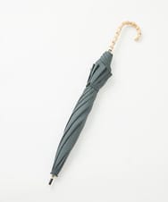 PFYGD30100 GEORGES RECH(小さいサイズ)(メゾン ドゥ サンク) [防水/撥水/晴雨兼用]バンブーロゴ刺繍日傘 カーキ