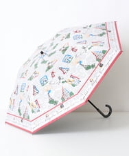 PFYGV77130 GEORGES RECH(小さいサイズ)(メゾン ドゥ サンク)  [晴雨兼用]PARIS MAP折り畳み傘 ホワイト