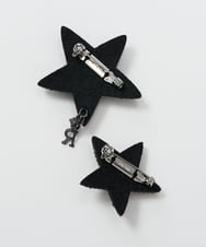 PG2AB52098 GEORGES RECH(ジョルジュ・レッシュ)  [日本製]スタービーズブローチセット ブラック
