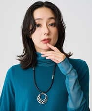 PG2AD03110 GEORGES RECH(ジョルジュ・レッシュ)  [日本製]ラタンメタルメッシュネックレス シルバー