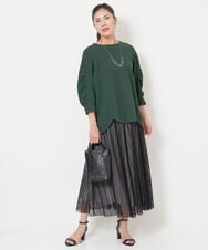 PG2AV02100 GEORGES RECH(ジョルジュ・レッシュ) マットカーブメタルネックレス ゴールド